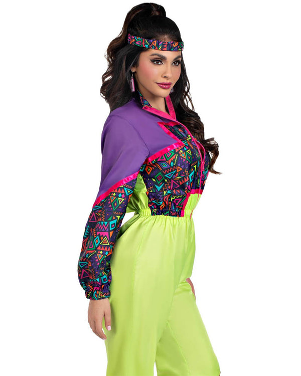 80s Rad Tracksuit Womens Costume