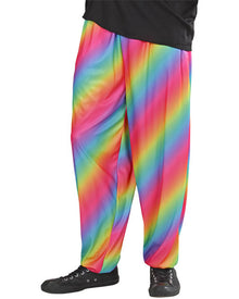 80s Rainbow Baggy Mens Pants