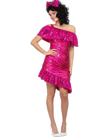80s Sparkle Cocktail Dress Womens Costume