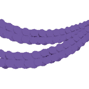 Tissue Paper Garland New Purple