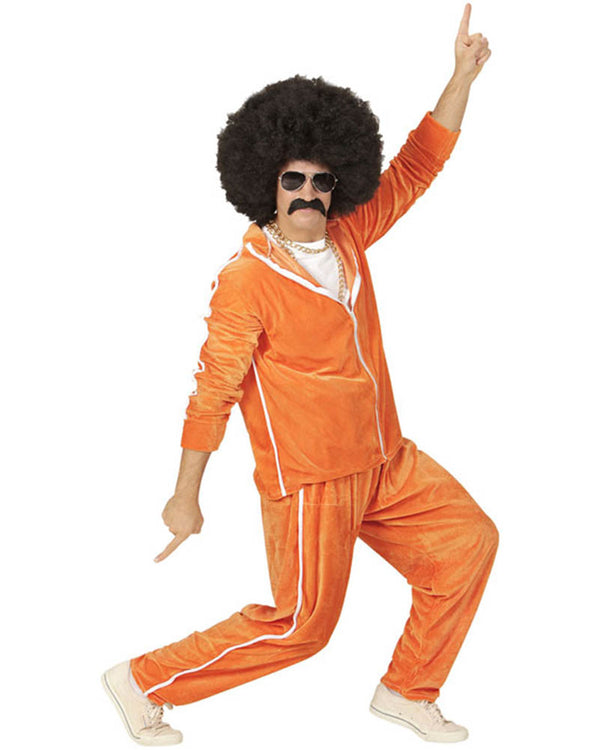 90s Chenille Tracksuit Adult Costume