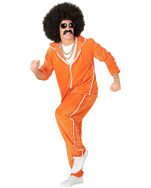 90s Chenille Tracksuit Adult Costume