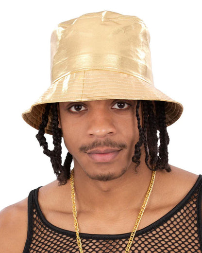 90s Gold Bucket Hat