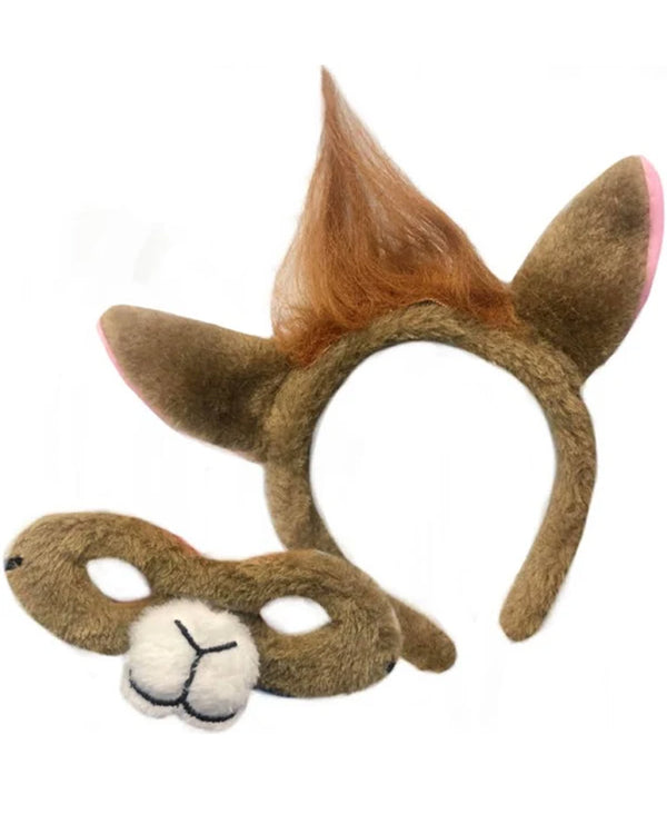 Alpaca Headband and Mask Set