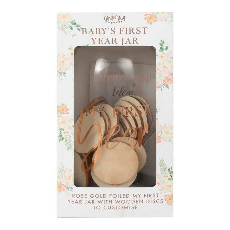 Baby in Bloom Memory Jar