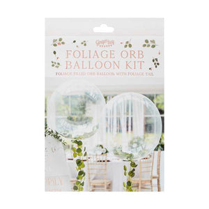 Botanical Wedding Orb Balloon Foliage Kit