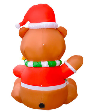 Bear with Tree Christmas Inflatable 1.8m