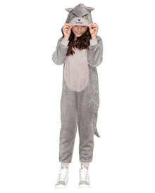 Big Bad Wolf Deluxe Kids Costume Jumpsuit