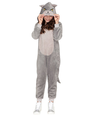 Big Bad Wolf Deluxe Kids Costume Jumpsuit