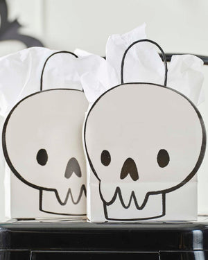 Boo Crew Skull Halloween Paper Party Bags