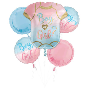 Bouquet The Big Reveal Foil Balloons