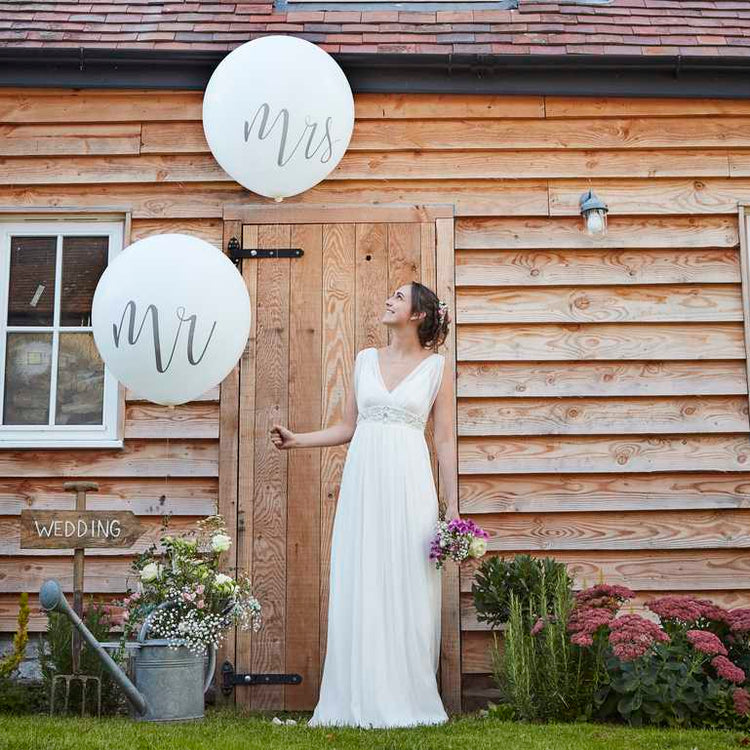 Rustic Country Balloons - 36in - Mr And Mrs Pack of 2