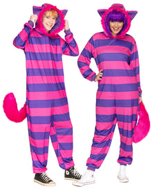 Cheshire Cat Deluxe Adults Costume Jumpsuit