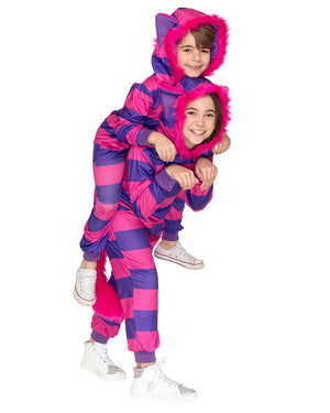 Cheshire Cat Deluxe Kids Costume Jumpsuit