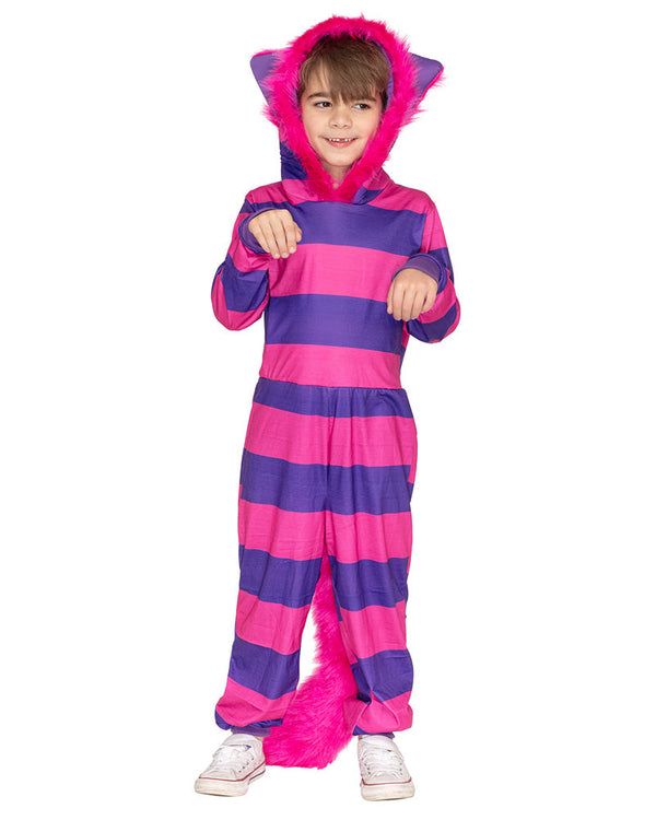 Cheshire Cat Deluxe Kids Costume Jumpsuit