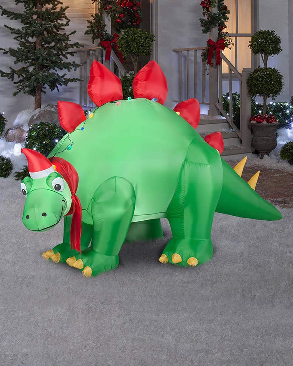 Dinosaur with LED Lights Christmas Inflatable 1.5m