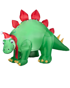 Dinosaur with LED Lights Christmas Inflatable 1.5m
