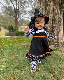 Crafty Little Witch Baby and Toddler Girls Halloween Costume
