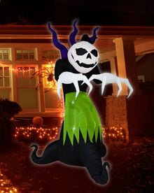 Creepy Flashing Head Lawn Halloween Inflatable 3m