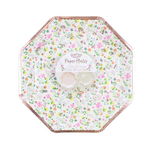 Ditsy Floral Paper Plates Pack of 8