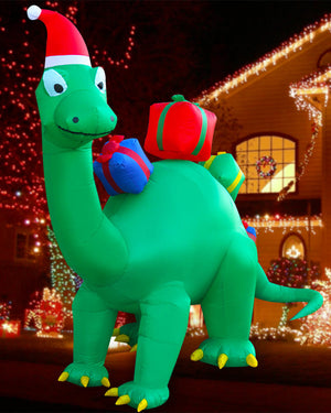 Christmas Dinosaur with Giftbox 3m
