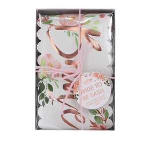 Floral Hen Party Bride To Be Sash