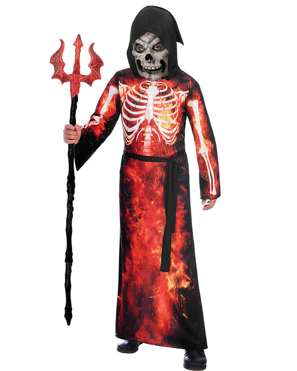 Fire Reaper Kids Costume 10-12 Years