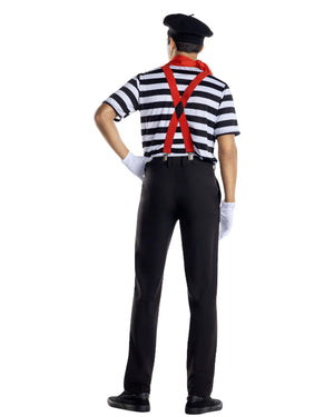 French Mime Plus Size Mens Costume