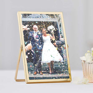 Gold Wedding Gold Standing Frames