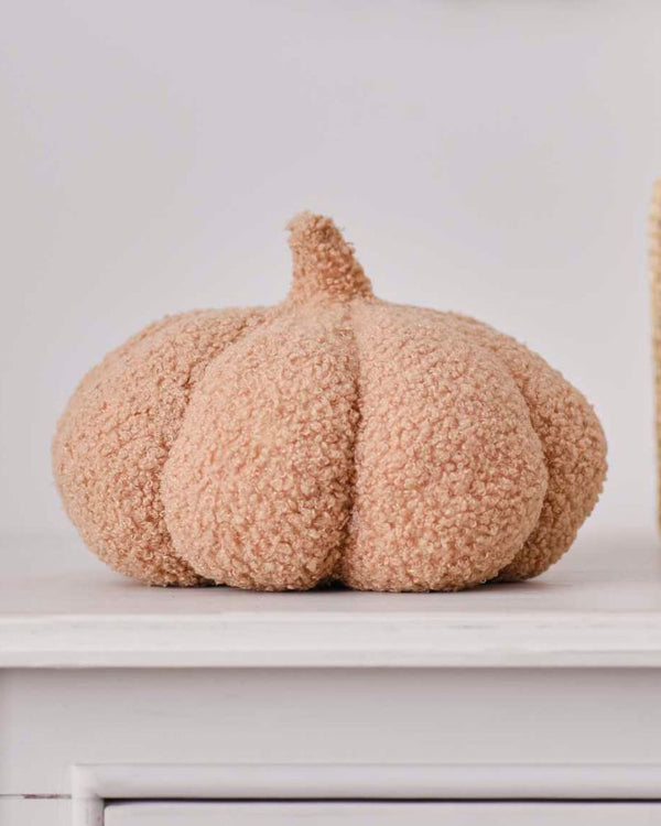 Pumpkin Spice Medium Orange Boucle Pumpkin Decoration