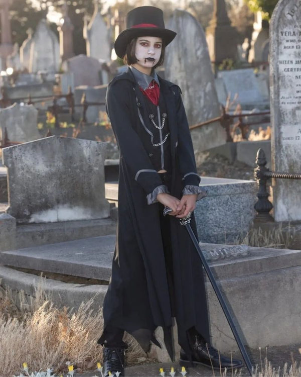 Gothic Vampire Boys Costume