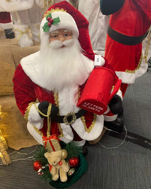 Christmas Grand Santa Mailbox Sack Figurine 90cm