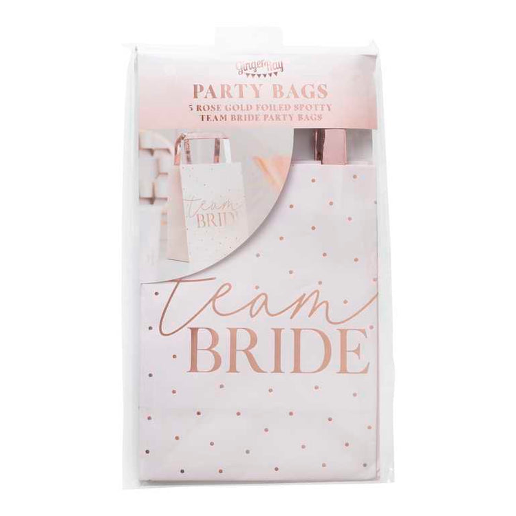 Hen Party Team Bride Party Bag Pack of 5