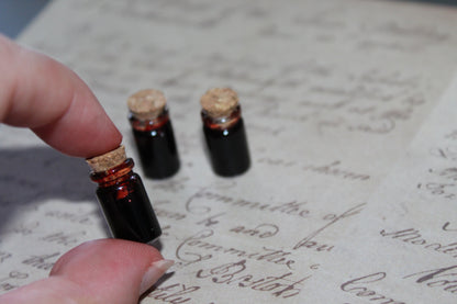 Fake Blood Pathology Mini Specimen Vials Pack of 3