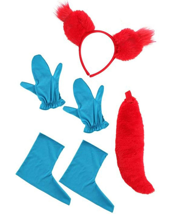 Fox in Socks Headband Mitts Shoe Covers and Tail Set