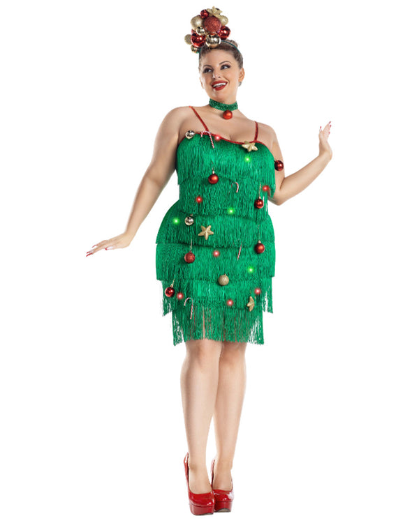 Jingle Belle Plus Size Womens Christmas Costume