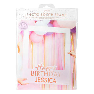 Mix It Up Rose Gold Foiled Personalised Happy Birthday Polaroid Frame
