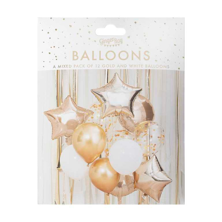 Mix It Up Metallic Balloon Bundle Pack of 12