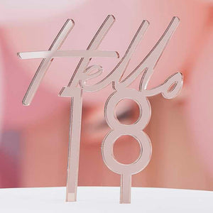 Mix It Up Cake Topper Eighteen