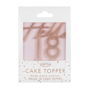 Mix It Up Cake Topper Eighteen