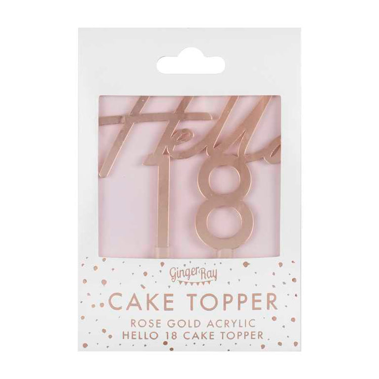 Mix It Up Cake Topper Eighteen