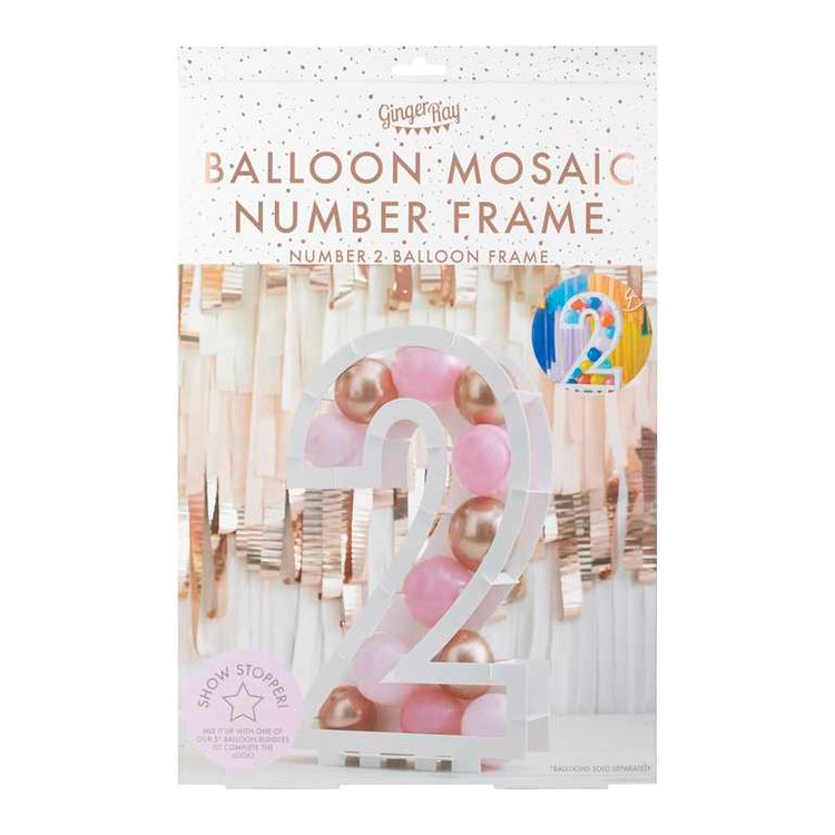 Mix It Up Number 2 Balloon Kit