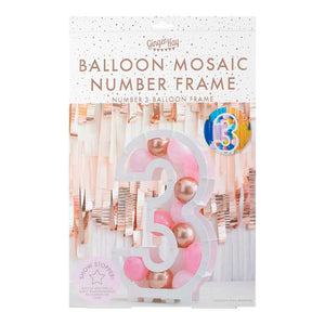 Mix It Up Number 3 Balloon Kit