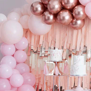 Mix It Up Balloon Arch Pink & Rose Gold Pack of 200