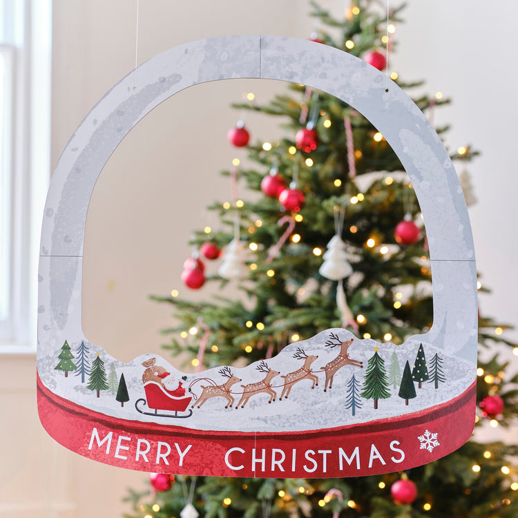 Merry Little Christmas Customisable Photo Booth Frame
