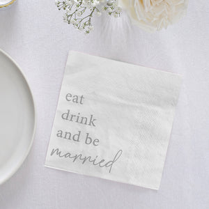 Modern Luxe Wedding Napkins