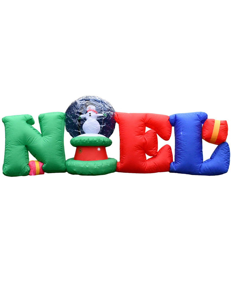 Noel with Snow Globe Christmas Inflatable 2.4m
