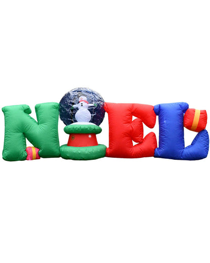 Noel with Snow Globe Christmas Inflatable 2.4m