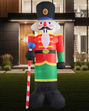 Nutcracker Christmas Lawn Inflatable 2.4m