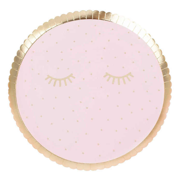 Pamper Party 21cm Round Paper Plates Pack of 8